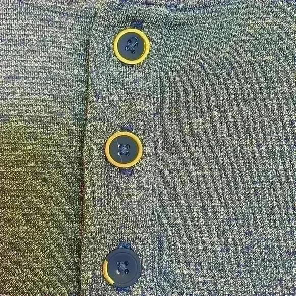 Under Armour Heatgear Threadborne 3 Button Long Sleeve Top Size Medium - Picture 5 of 8